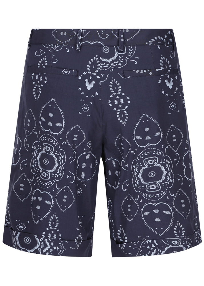 Luis Trenker Bermuda Con Stampa Bandana Modello Lubartl