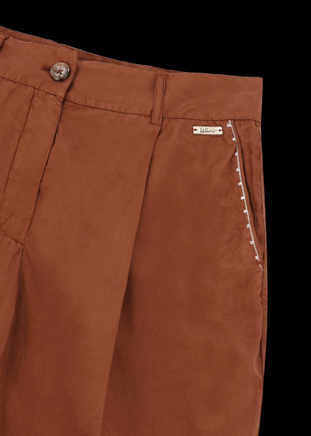 Luis Trenker Bermuda In Seta E Cotone Modello Lulucia