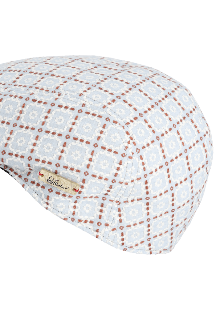 Luis Trenker Berretto A Visiera In Cotone Jacquard Modello Luondis