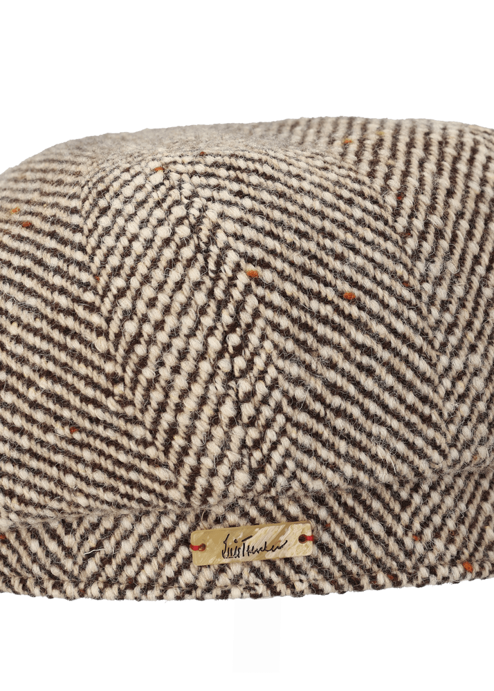 Luis Trenker Berretto Con Visiera E Motivo A Spina Di Pesce Luondis