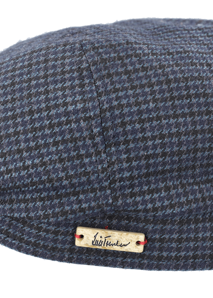Luis Trenker Berretto Con Visiera E Motivo Pied-de-poule Luondis