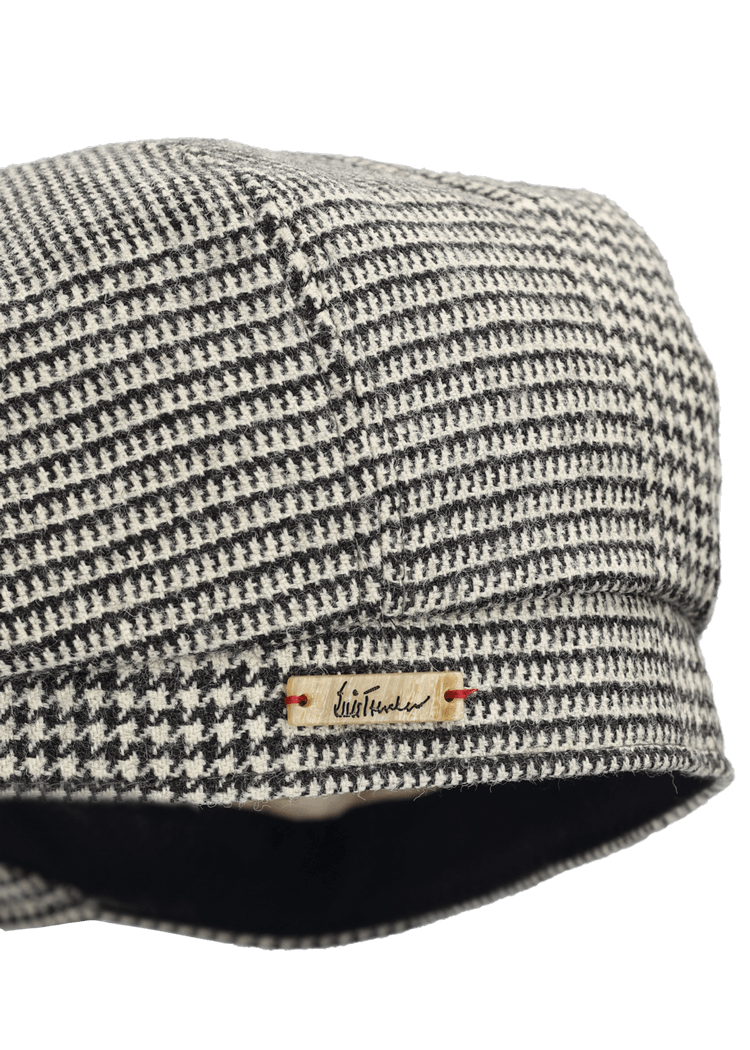 Luis Trenker Berretto Con Visiera Modello Luondis Con Motivo Pied-de-poule