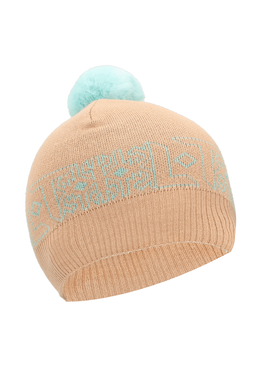 Luis Trenker Berretto in misto lana con pompon modello Luben