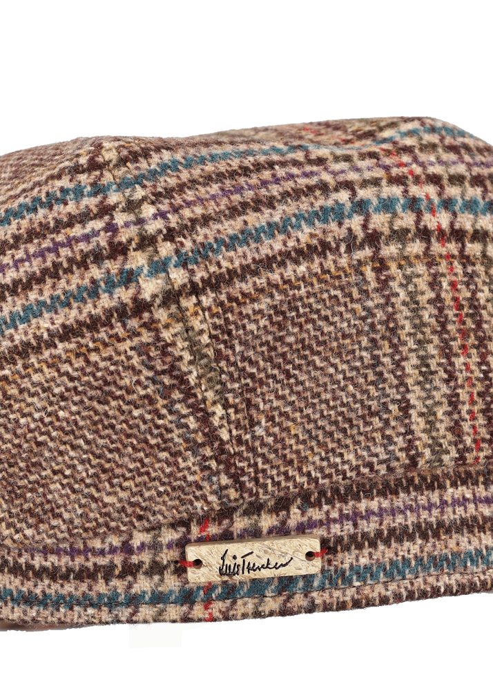 Luis Trenker Berretto In Misto Lana Con Visiera Luondis