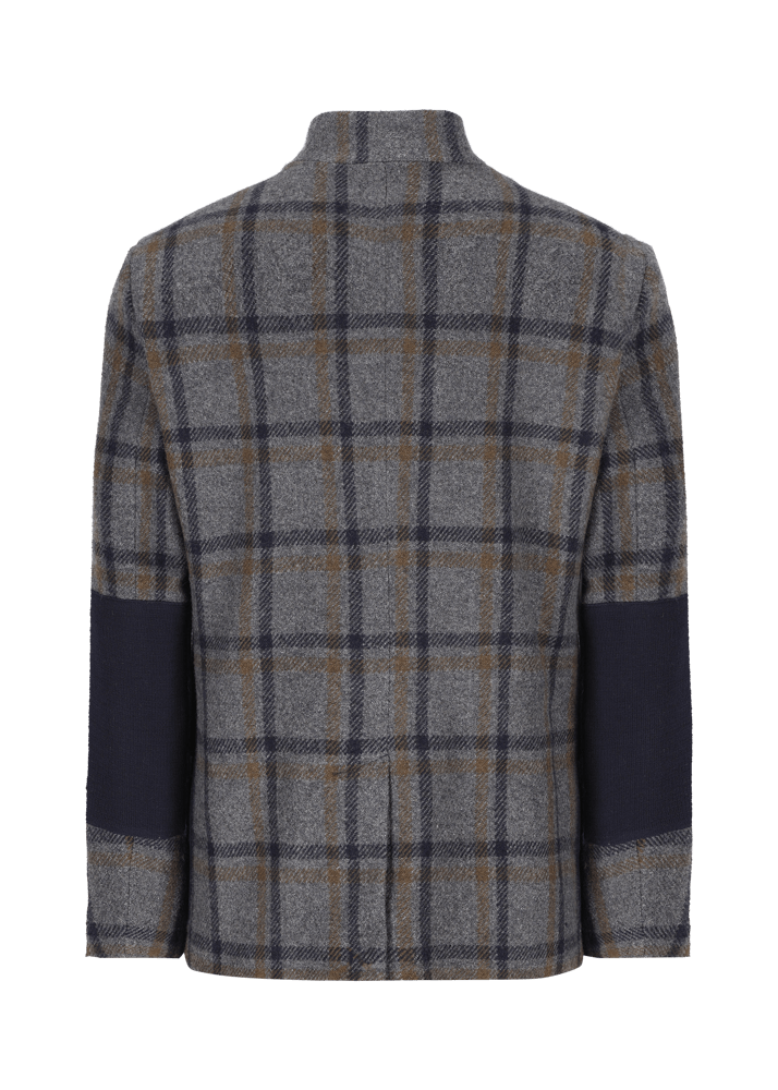 Luis Trenker Blazer A Quadri In Misto Lana Lusandro