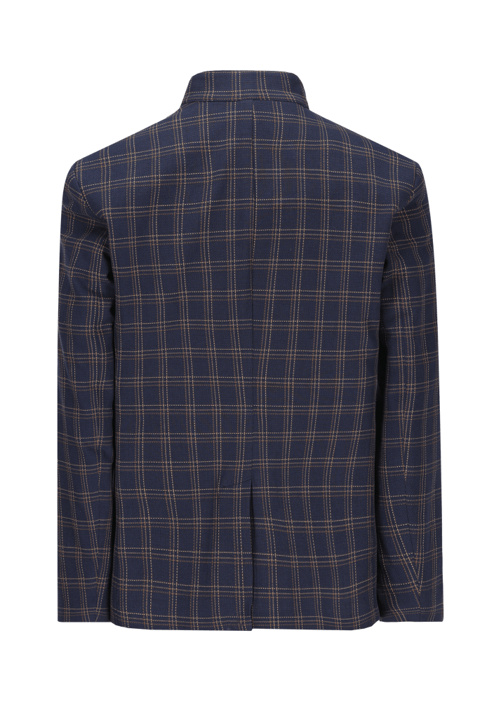 Luis Trenker Blazer Con Motivo A Quadri Modello Lusandretto