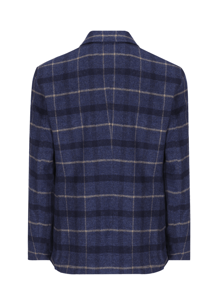 Luis Trenker Blazer Con Motivo A Quadri Modello Lustefan