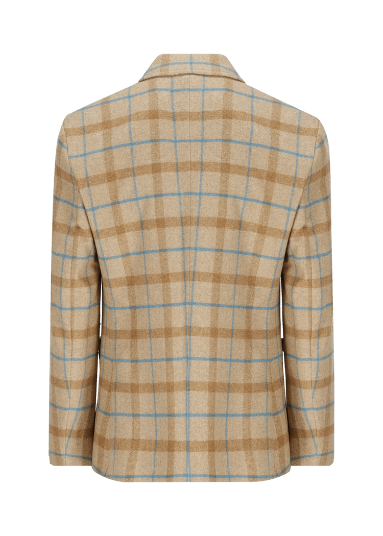 Luis Trenker Blazer Con Motivo A Quadri Modello Lustefan