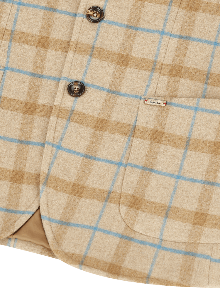 Luis Trenker Blazer Con Motivo A Quadri Modello Lustefan