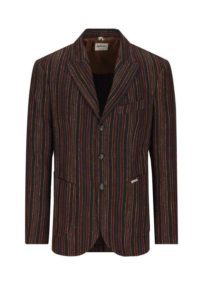 Luis Trenker Blazer con motivo a righe modello Lustefan