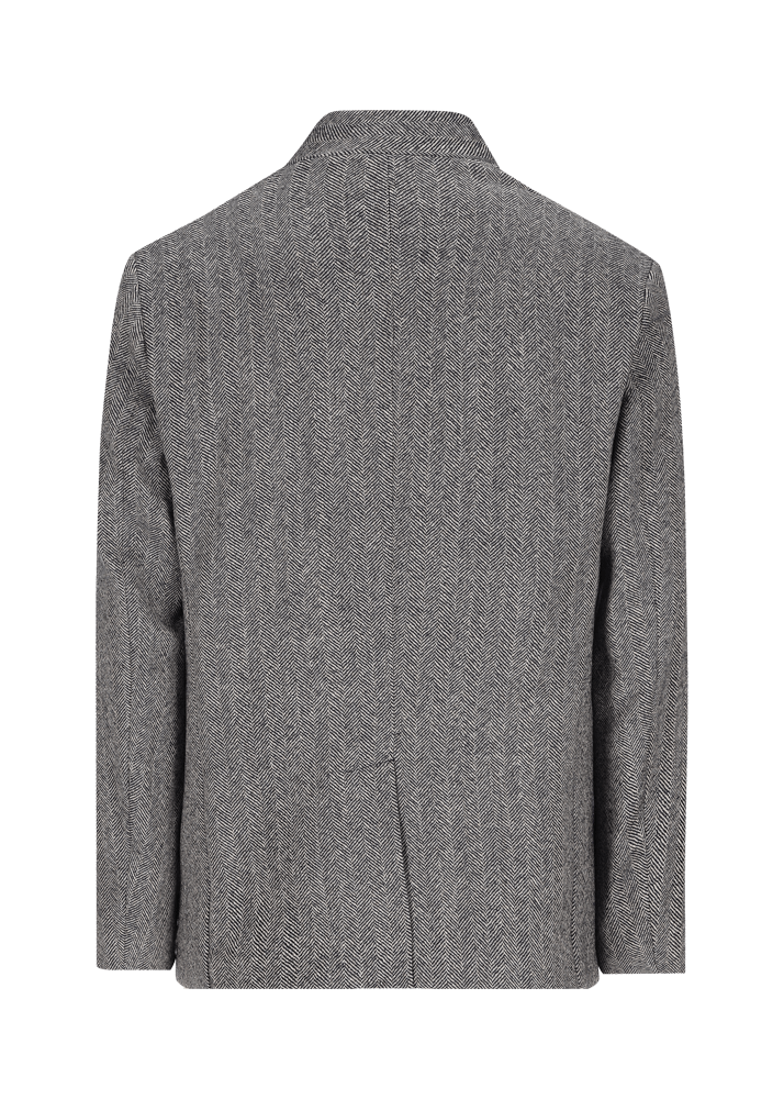Luis Trenker Blazer Con Motivo A Spina Di Pesce Lusandretto