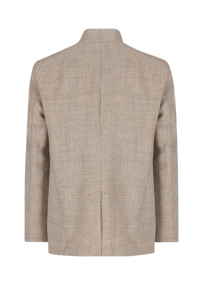 Luis Trenker Blazer Con Motivo A Spina Di Pesce Lusandretto