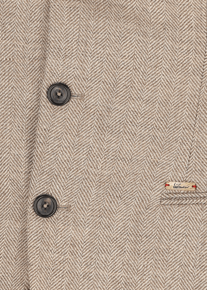 Luis Trenker Blazer Con Motivo A Spina Di Pesce Lusandretto