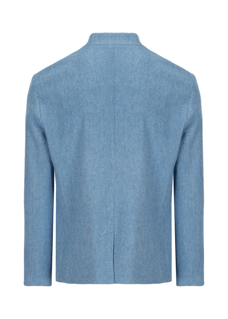 Luis Trenker Blazer Con Motivo A Spina Di Pesce Modello Luigis