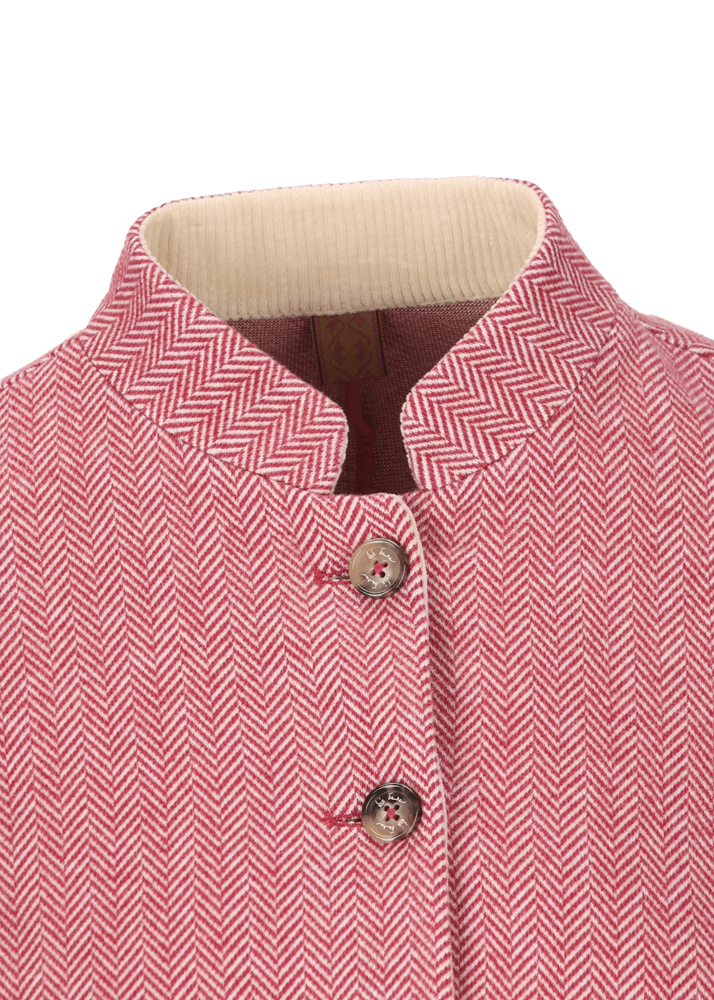 Luis Trenker Blazer Con Motivo A Spina Di Pesce Modello Luranda