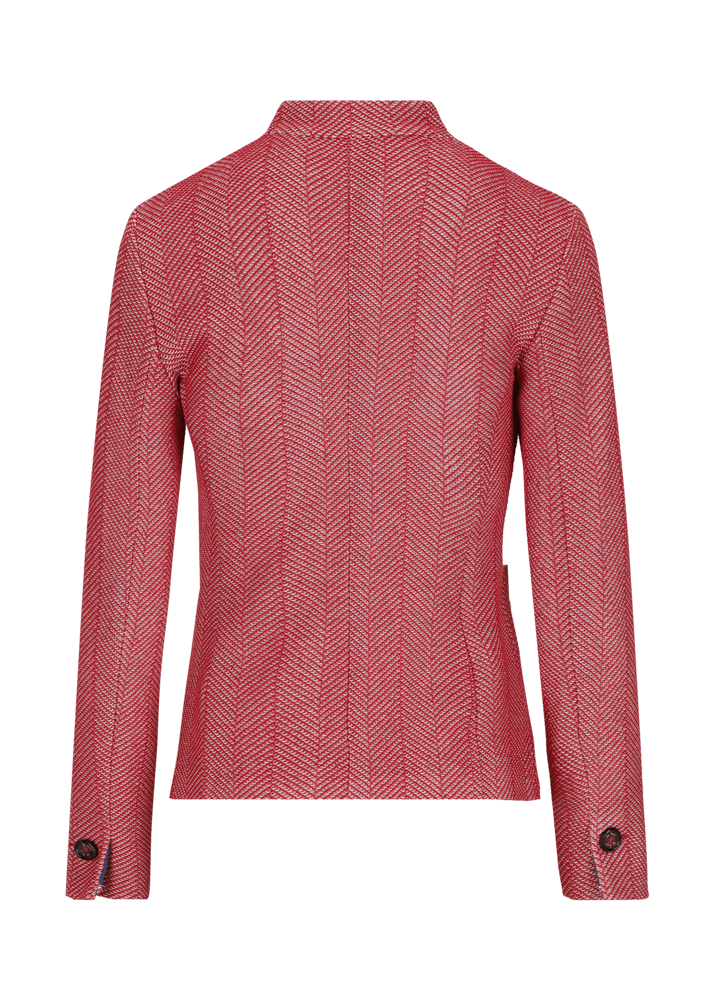 Luis Trenker Blazer Con Motivo A Spina Di Pesce Modello Luranda