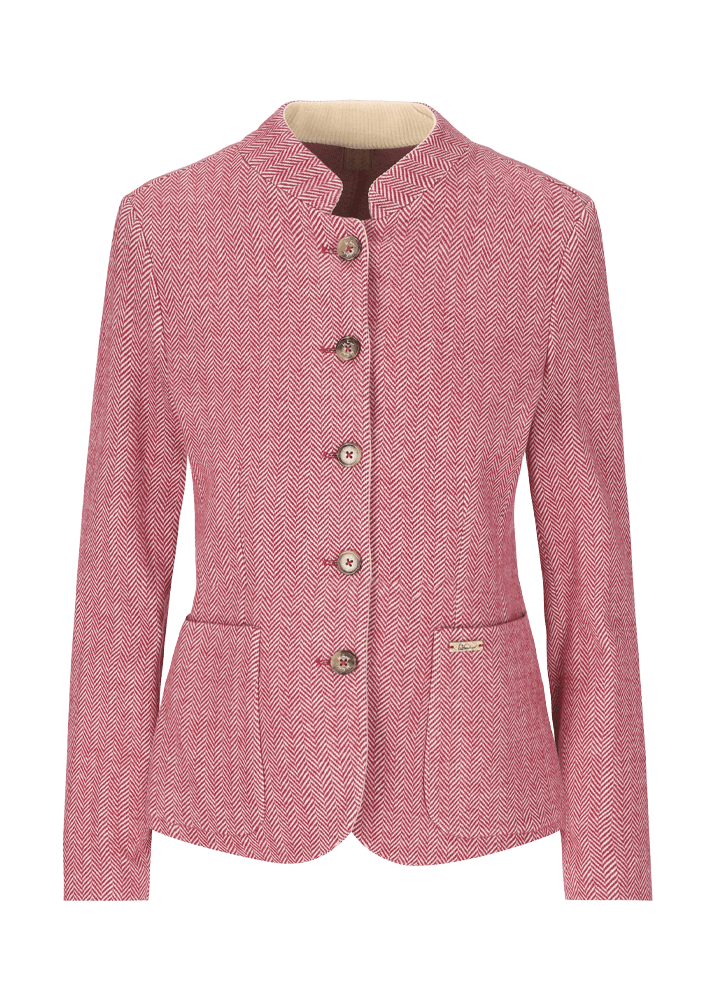 Luis Trenker Blazer con motivo a spina di pesce modello Luranda