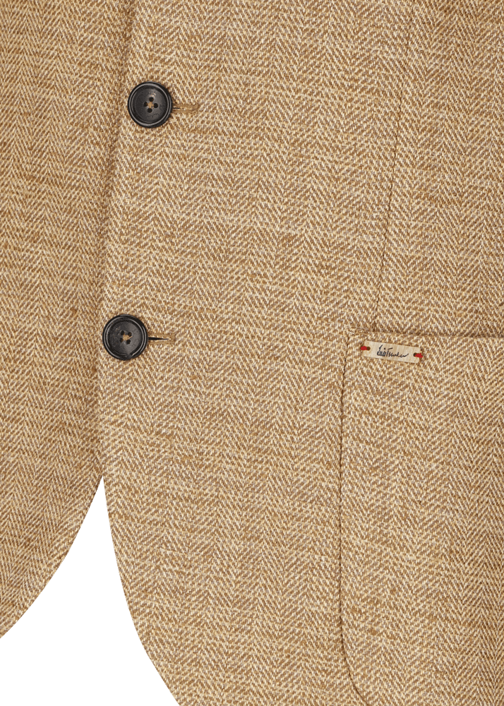 Luis Trenker Blazer Con Motivo A Spina Di Pesce Modello Lusandro