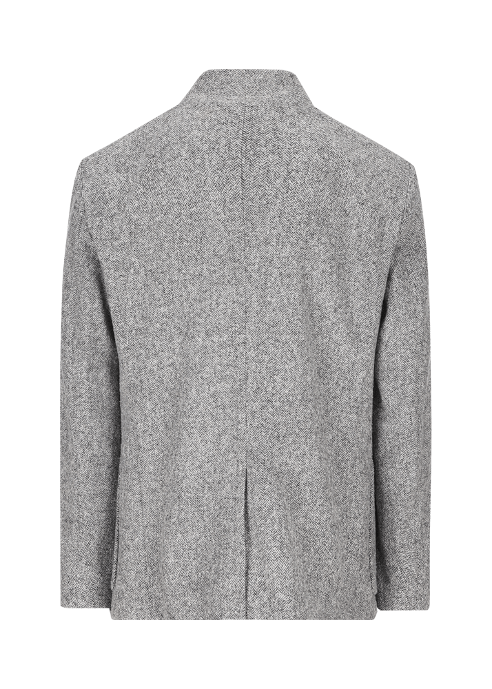 Luis Trenker Blazer Con Motivo A Spina Di Pesce Modello Lusandro