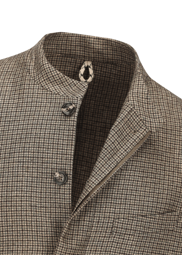 Luis Trenker Blazer Con Motivo Pied-de-poule Lupatrick