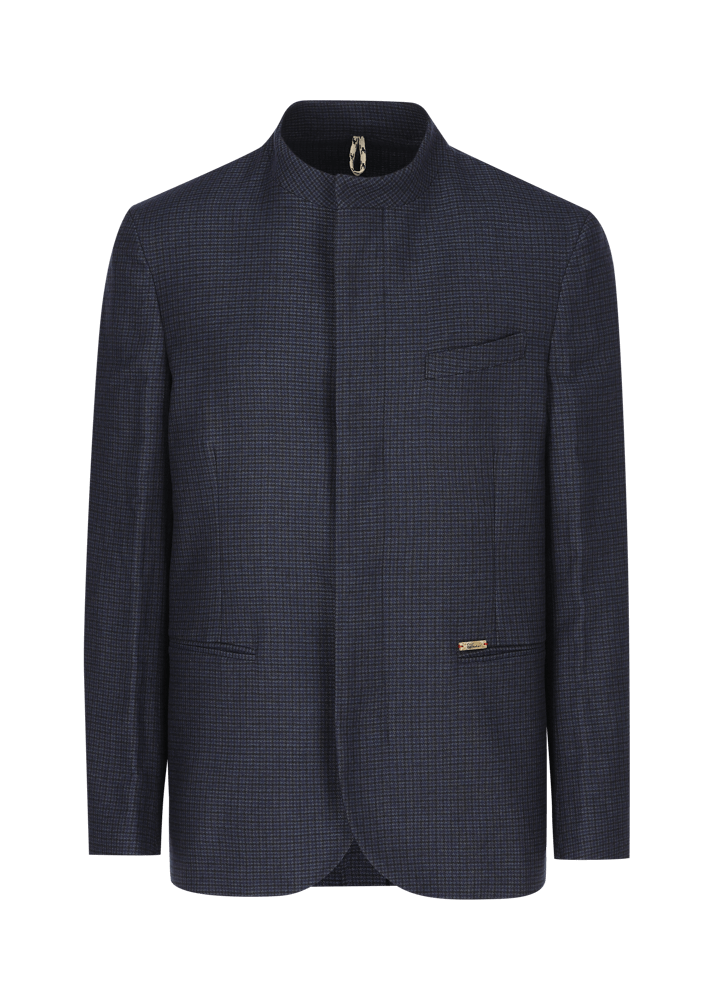 Luis Trenker Blazer con motivo pied-de-poule Lupatrick