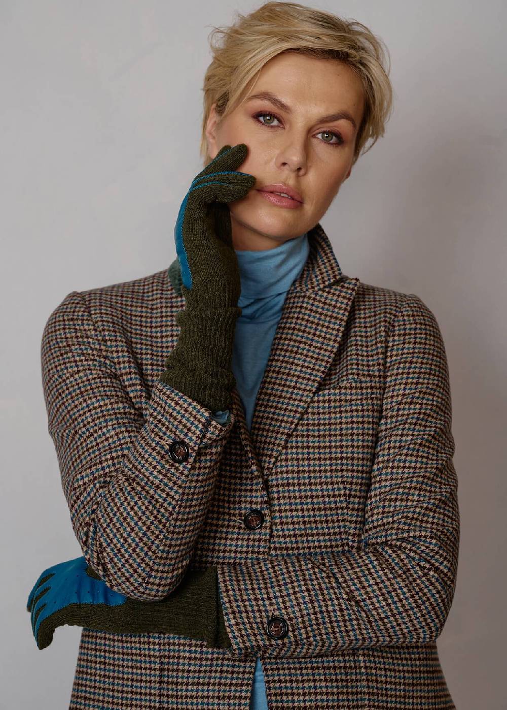 Luis Trenker Blazer Con Motivo Pied-de-poule Lurania