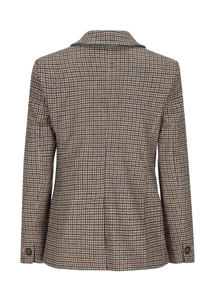 Luis Trenker Blazer Con Motivo Pied-de-poule Lurania