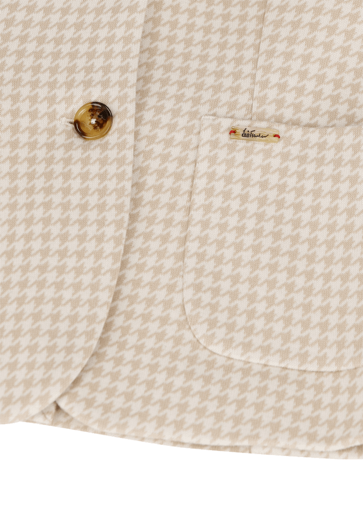 Luis Trenker Blazer Con Motivo Pied-de-poule Modello Lurabea