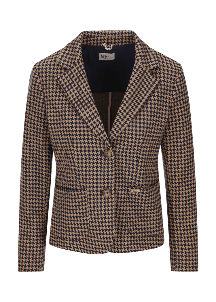 Luis Trenker Blazer Con Motivo Pied-de-poule Modello Lurabea