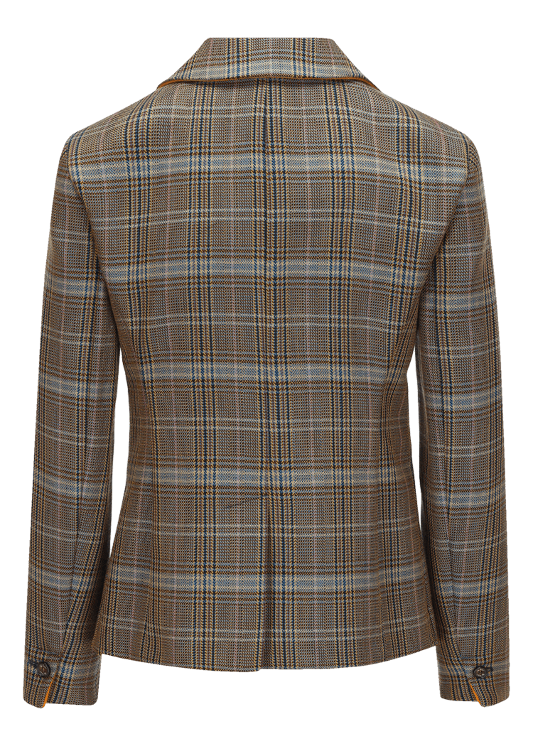 Luis Trenker Blazer Con Motivo Pied-de-poule Modello Luramea