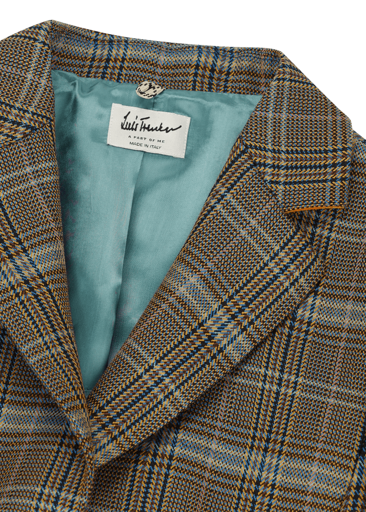 Luis Trenker Blazer Con Motivo Pied-de-poule Modello Luramea