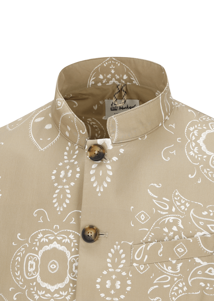 Luis Trenker Blazer Con Stampa Bandana Modello Lusandretto