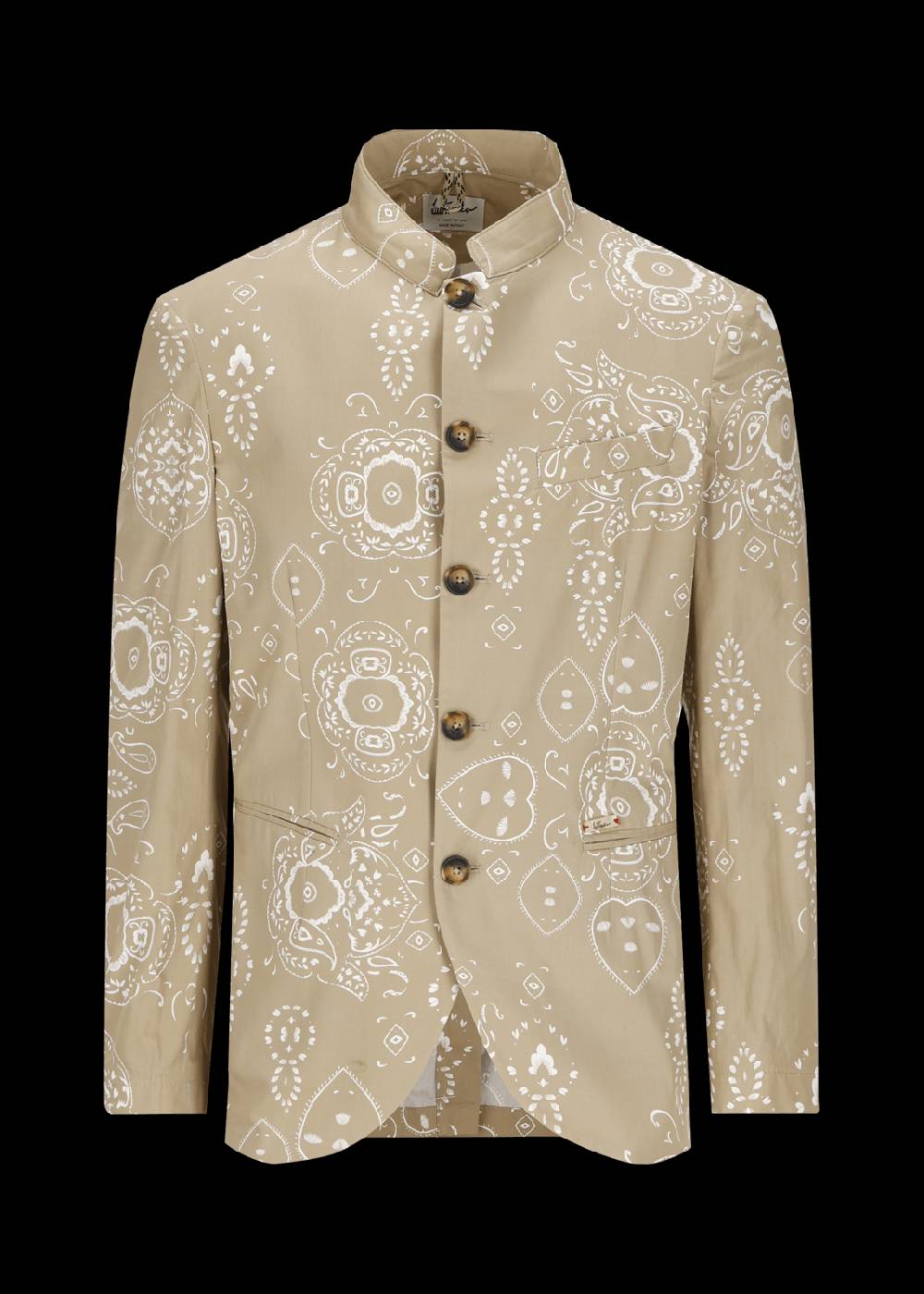 Luis Trenker Blazer con stampa bandana modello Lusandretto