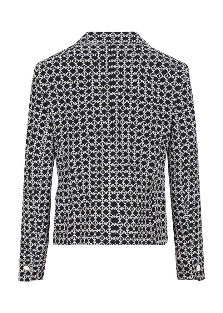 Luis Trenker Blazer In Cotone Jacquard Modello Luramona