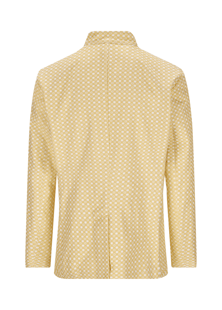 Luis Trenker Blazer In Cotone Jacquard Modello Lusandretto