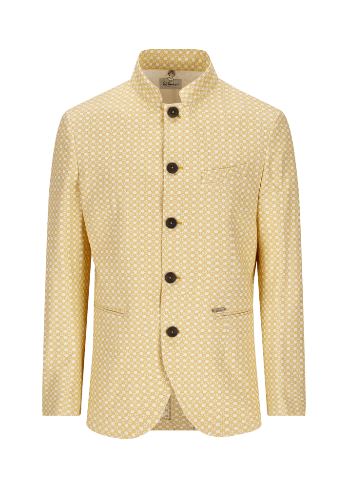 Luis Trenker Blazer in cotone jacquard modello Lusandretto