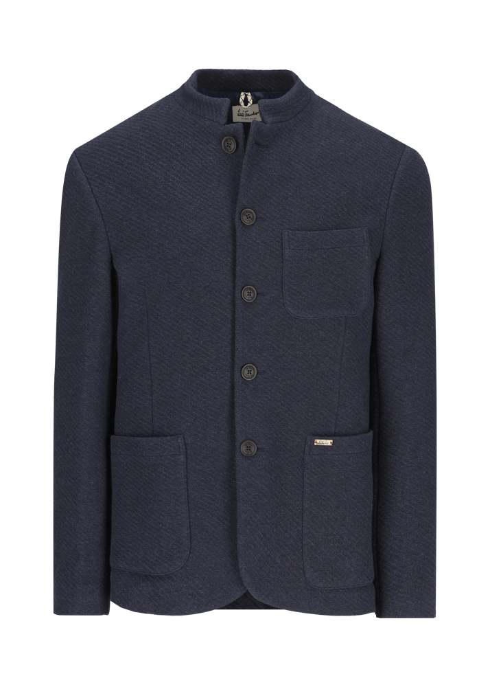 Luis Trenker Blazer in felpa di cotone modello Luigis