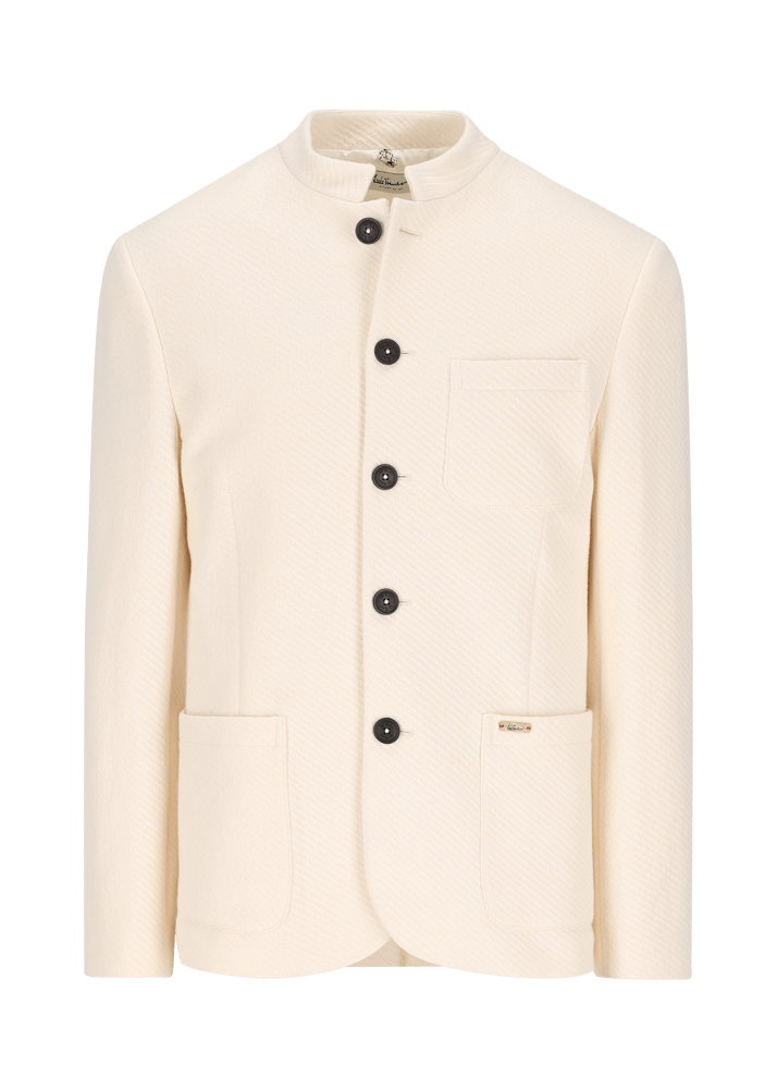 Luis Trenker Blazer in felpa di cotone modello Luigis