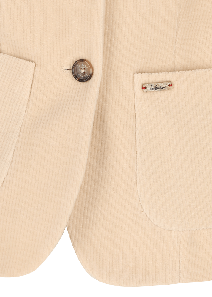 Luis Trenker Blazer In Jersey Di Velluto A Coste Lurosella