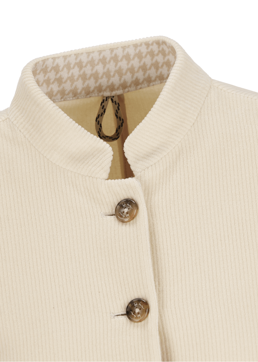 Luis Trenker Blazer In Jersey Di Velluto A Coste Modello Luranda