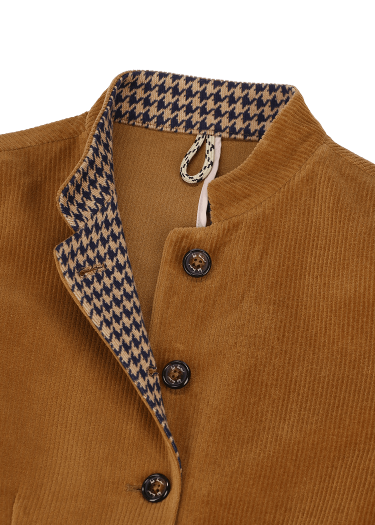 Luis Trenker Blazer In Jersey Di Velluto A Coste Modello Luranda