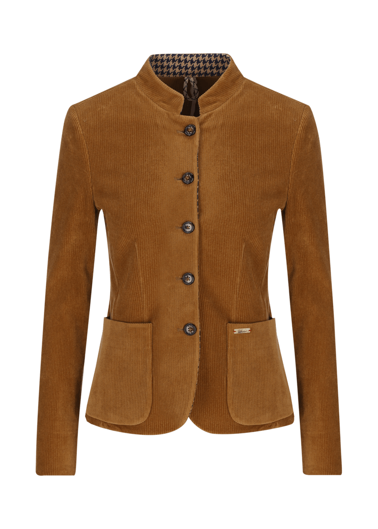 Luis Trenker Blazer in jersey di velluto a coste modello Luranda