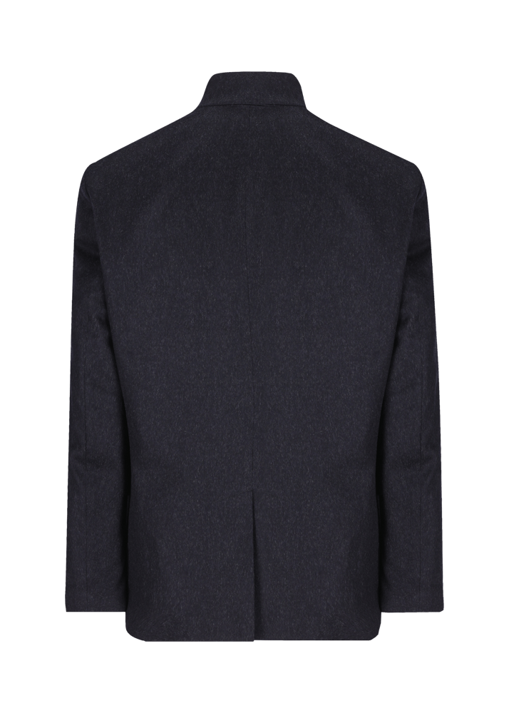 Luis Trenker Blazer In Loden Con Colletto Alla Coreana Lusandro