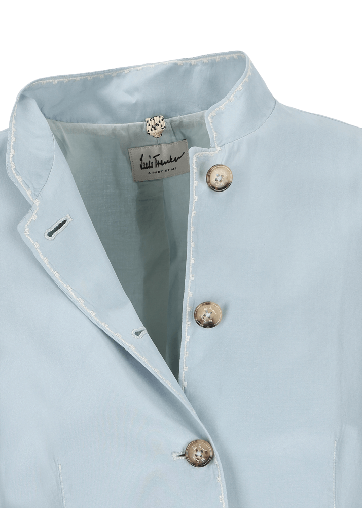 Luis Trenker Blazer In Misto Seta E Cotone Modello Luranda