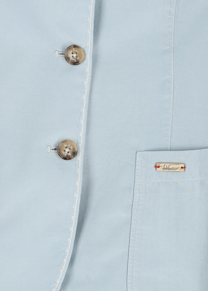 Luis Trenker Blazer In Misto Seta E Cotone Modello Luranda