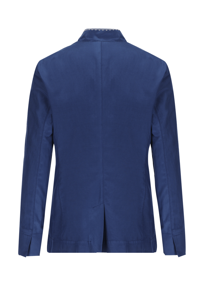 Luis Trenker Blazer In Misto Seta E Cotone Modello Luranda