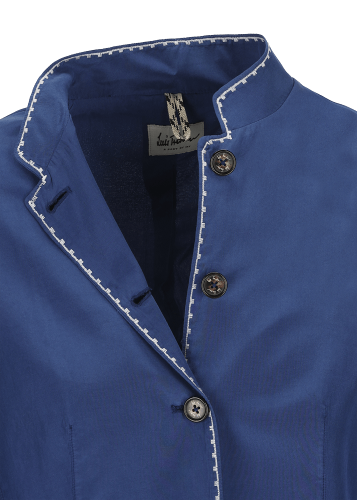 Luis Trenker Blazer In Misto Seta E Cotone Modello Luranda