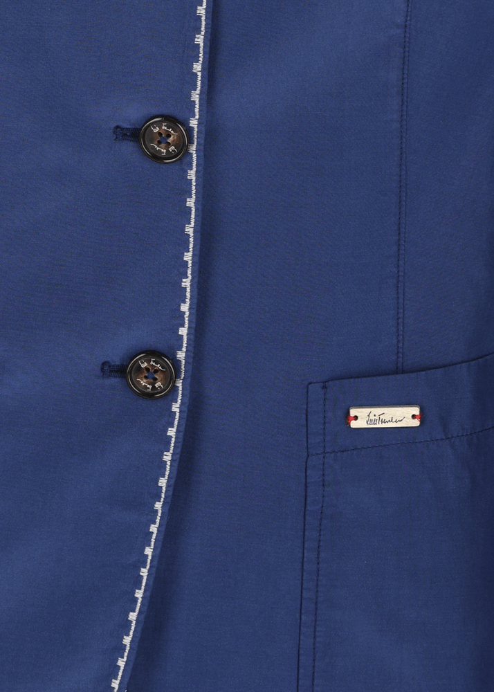 Luis Trenker Blazer In Misto Seta E Cotone Modello Luranda