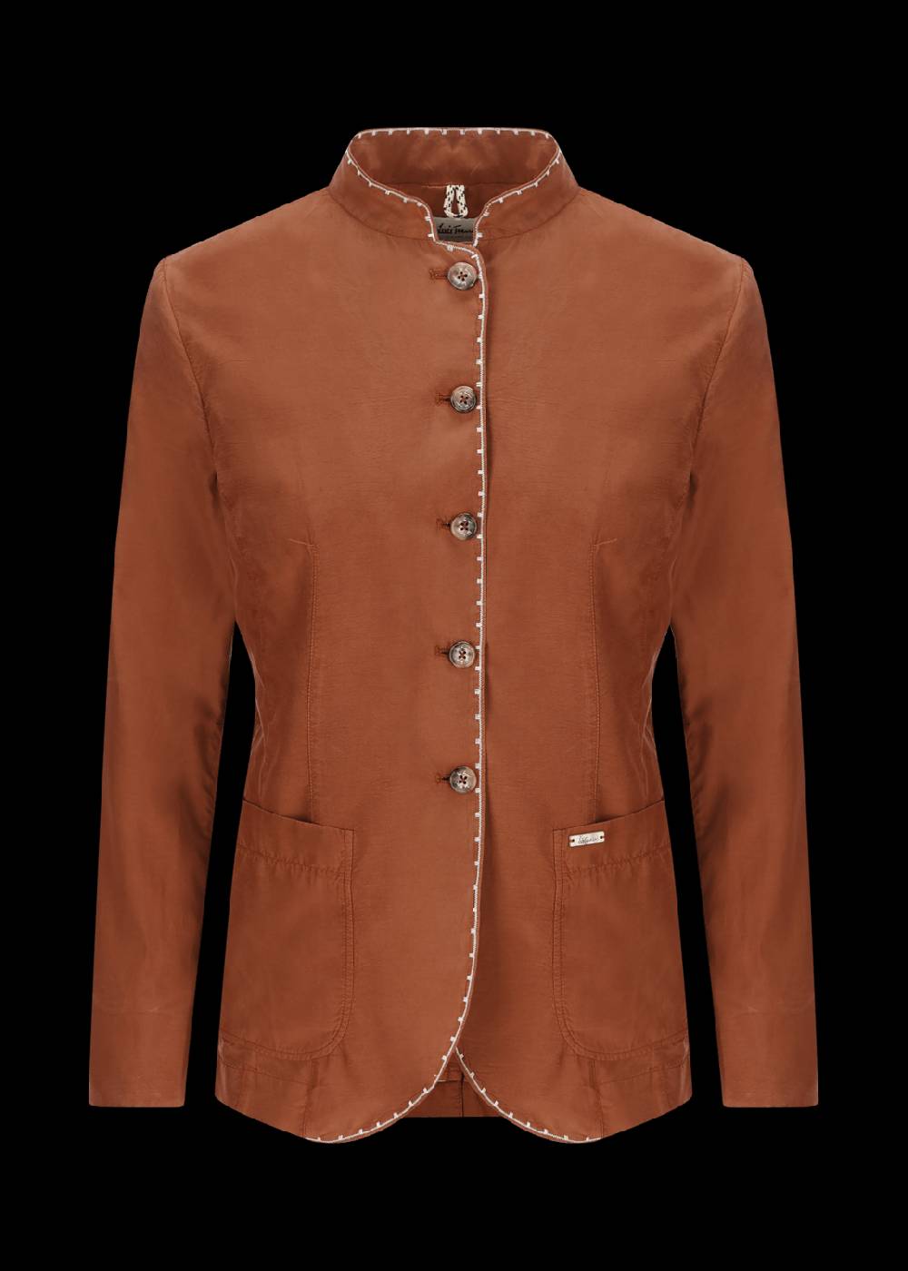 Luis Trenker Blazer In Misto Seta E Cotone Modello Luranda