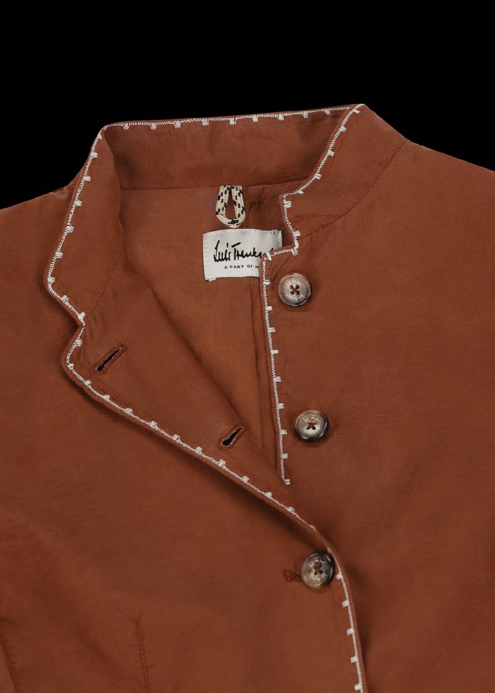 Luis Trenker Blazer In Misto Seta E Cotone Modello Luranda